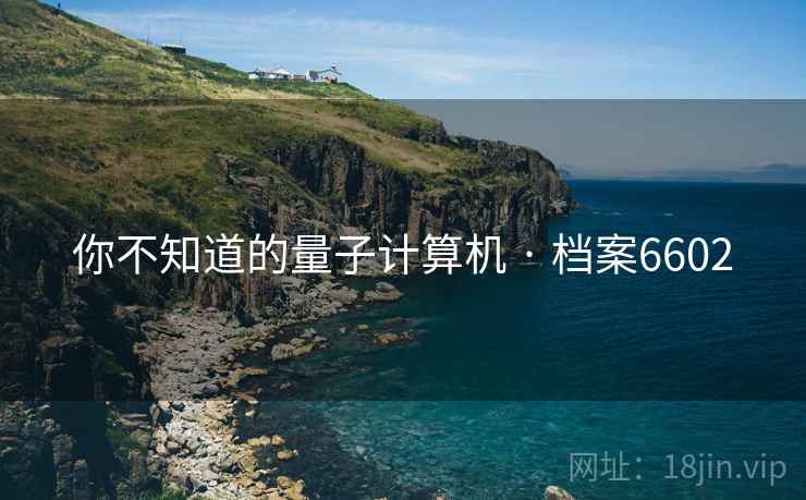 你不知道的量子计算机 · 档案6602