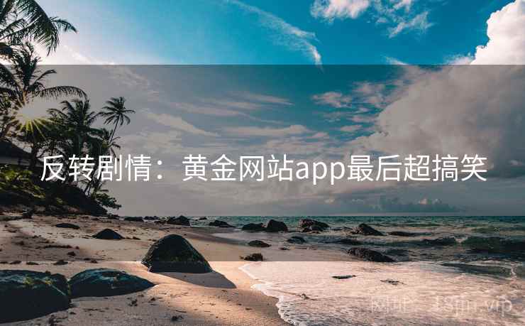 反转剧情:黄金网站app最后超搞笑